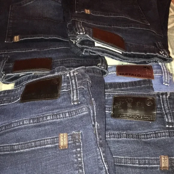 Bundle Lot 5 Pairs Buffalo David Bitton Jeans Men’s 34x30 4 Jackson 1 Axel - Picture 3 of 17